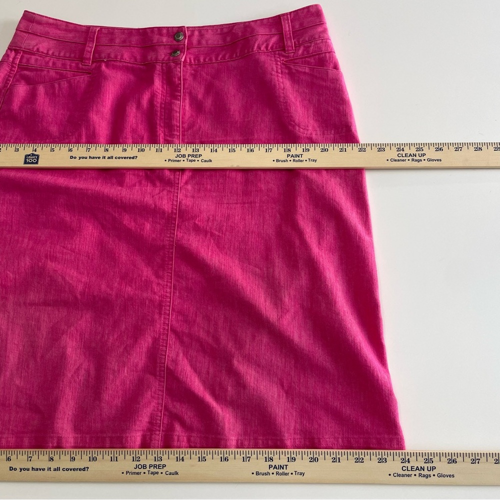 Christopher & Banks Bright Pink Pencil Skirt, size 14 - Picture 8 of 8